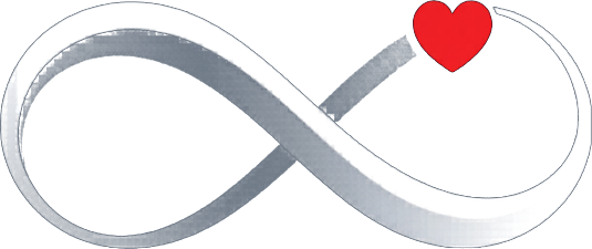 Infinity Map — infinity symbol with a heart